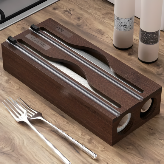 Wooden Foil & Wrap Holder